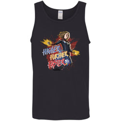 Captain Marvel Movie Vintage Colors Powers Men Cotton Tank