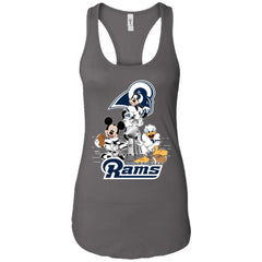 Nfl – Los Angeles Rams Donald Duck Goofy Mickey Mouse Super Bowl 2019 Football Women Tank Top Women Tank Top - parenttees