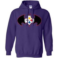 We Are The Pittsburgh Steelers Batman Nfl Mashup Pullover Hoodie Sweatshirt Pullover Hoodie Sweatshirt - parenttees