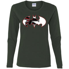 We Are The Atlanta Falcons Batman Nfl Mashup Women Long Sleeve Shirt Women Long Sleeve Shirt - parenttees