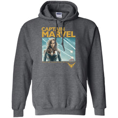 Captain Marvel Vintage Movie Poster Style Pullover Hoodie Sweatshirt Pullover Hoodie Sweatshirt - parenttees