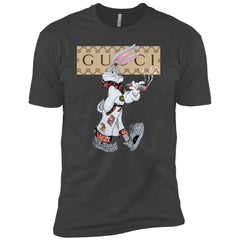 Gucci Rabbit Smoking Tshirt Men Short Sleeve T-Shirt Men Short Sleeve T-Shirt - parenttees