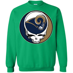 Los Angeles Rams Grateful Dead Steal Your Face Football Nfl Shirts Crewneck Pullover Sweatshirt Crewneck Pullover Sweatshirt - parenttees