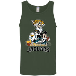 Mickey Mouse Jacksonville Jaguar American Football Nfl Sports Shirt Men Cotton Tank