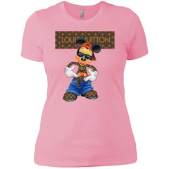 Louis Vuitton Mickey Mouse Cartoon T-shirt Women Cotton T-Shirt Women Cotton T-Shirt - parenttees