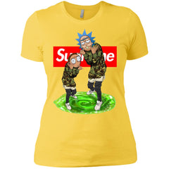 Supreme Rick And Morty Best T-shirt Women Cotton T-Shirt Women Cotton T-Shirt - parenttees