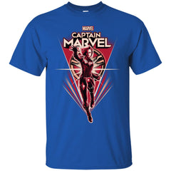 Marvel Captain Marvel Retro Style Flight Men Cotton T-Shirt Men Cotton T-Shirt - parenttees