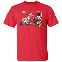 Star Wars T-shirts Rabbit Vs Duck Donald Funny Men Cotton T-Shirt Men Cotton T-Shirt - parenttees