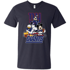 Mickey Mouse New York Giants American Football Nfl Sports Shirt Men V-Neck T-Shirt Men V-Neck T-Shirt - parenttees