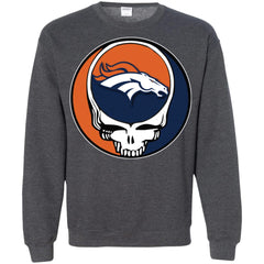 Denver Broncos Grateful Dead Steal Your Face Football Nfl Shirts Crewneck Pullover Sweatshirt Crewneck Pullover Sweatshirt - parenttees