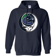 Vancouver Canucks Grateful Dead Steal Your Face Hockey Nhl Shirts Pullover Hoodie Sweatshirt Pullover Hoodie Sweatshirt - parenttees