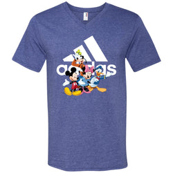 Aidas Mickey Mouse And Friends Disney T-shirt Men V-Neck T-Shirt