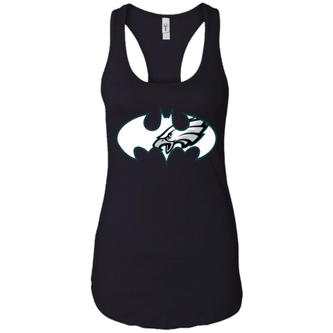 We Are The Philadelphia Eagles Batman Nfl Mashup Women Tank Top Black / X-Small Women Tank Top - parenttees