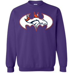 We Are The Denver Broncos Batman Nfl Mashup Crewneck Pullover Sweatshirt Crewneck Pullover Sweatshirt - parenttees