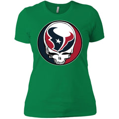 Houston Texans Grateful Dead Steal Your Face Football Nfl Shirts Women Cotton T-Shirt Women Cotton T-Shirt - parenttees