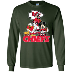 Mickey Mouse Kansas City Chiefs American Football Nfl Sports Shirt Men Long Sleeve Shirt Men Long Sleeve Shirt - parenttees