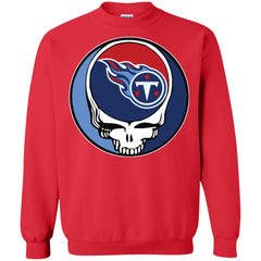 Tennessee Titans Grateful Dead Steal Your Face Football Nfl Shirts Crewneck Pullover Sweatshirt Crewneck Pullover Sweatshirt - parenttees