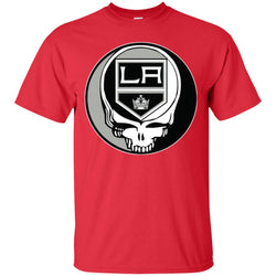 Los Angeles Kings Grateful Dead Steal Your Face Hockey Nhl Shirts Men Cotton T-Shirt