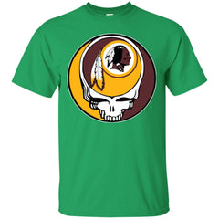 Washington Redskins Grateful Dead Steal Your Face Football Nfl Shirts Men Cotton T-Shirt Men Cotton T-Shirt - parenttees