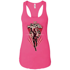 Marvel Captain Marvel Retro Style Flight Women Tank Top Women Tank Top - parenttees