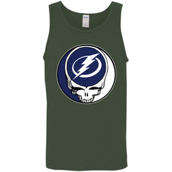 Tampa Bay Lightning Grateful Dead Steal Your Face Hockey Nhl Shirts Men Cotton Tank