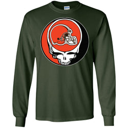 Cleveland Browns Grateful Dead Steal Your Face Football Nfl Shirts Men Long Sleeve Shirt