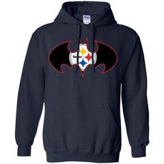 We Are The Pittsburgh Steelers Batman Nfl Mashup Pullover Hoodie Sweatshirt Pullover Hoodie Sweatshirt - parenttees