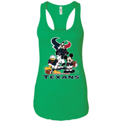 Mickey Mouse Houston Texans American Football Nfl Sports Shirt Women Tank Top