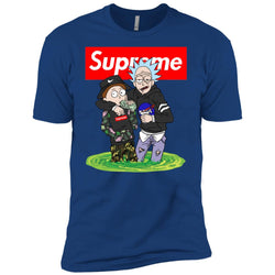 Supreme Rick And Morty T-shirt Men Short Sleeve T-Shirt