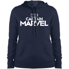 Marvel Captain Marvel Movie Logo White Women Hooded Sweatshirt Women Hooded Sweatshirt - parenttees