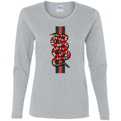 Gucci Snake Hot T-shirt Women Long Sleeve Shirt Women Long Sleeve Shirt - parenttees