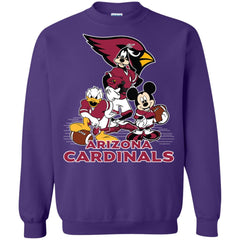 Mickey Mouse Arizona Cardinals American Football Nfl Sports Shirt Crewneck Pullover Sweatshirt Crewneck Pullover Sweatshirt - parenttees