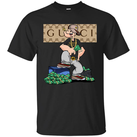 Gucci Cartoon T-shirt Men Cotton T-Shirt Black / S Men Cotton T-Shirt - parenttees