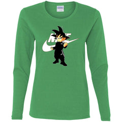 Best Goku Nike Gift Friends T-shirt Women Long Sleeve Shirt T-Shirts - parenttees