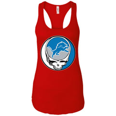 Detroit Lions Grateful Dead Steal Your Face Football Nfl Shirts Women Tank Top Women Tank Top - parenttees