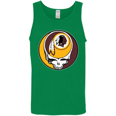 Washington Redskins Grateful Dead Steal Your Face Football Nfl Shirts Men Cotton Tank Men Cotton Tank - parenttees