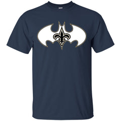 We Are The New Orleans Saints Batman Nfl Mashup Men Cotton T-Shirt Men Cotton T-Shirt - parenttees