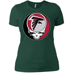 Atlanta Falcons Grateful Dead Steal Your Face Football Nfl Shirts Women Cotton T-Shirt Women Cotton T-Shirt - parenttees