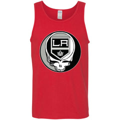 Los Angeles Kings Grateful Dead Steal Your Face Hockey Nhl Shirts Men Cotton Tank Men Cotton Tank - parenttees