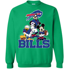 Mickey Mouse Buffalo Bills American Football Nfl Sports Shirt Crewneck Pullover Sweatshirt Crewneck Pullover Sweatshirt - parenttees