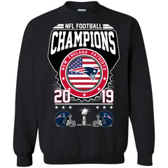 Nfl – Football Champions New England Patriots Super Bowl 2019 Crewneck Pullover Sweatshirt Crewneck Pullover Sweatshirt - parenttees