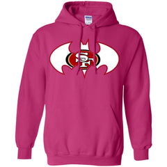 We Are The San Francisco 49ers Batman Nfl Mashup Pullover Hoodie Sweatshirt Pullover Hoodie Sweatshirt - parenttees