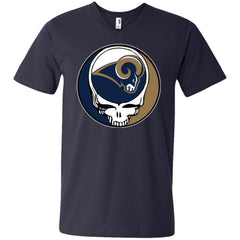 Los Angeles Rams Grateful Dead Steal Your Face Football Nfl Shirts Men V-Neck T-Shirt Men V-Neck T-Shirt - parenttees