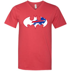 We Are The Buffalo Bills Batman Nfl Mashup Men V-Neck T-Shirt Men V-Neck T-Shirt - parenttees