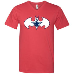 We Are The Dallas Cowboys Batman Nfl Mashup Men V-Neck T-Shirt Men V-Neck T-Shirt - parenttees