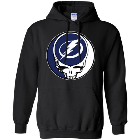 Tampa Bay Lightning Grateful Dead Steal Your Face Hockey Nhl Shirts Pullover Hoodie Sweatshirt Black / S Pullover Hoodie Sweatshirt - parenttees