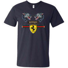 Gucci Ferrari Shirt Men V-Neck T-Shirt Men V-Neck T-Shirt - parenttees