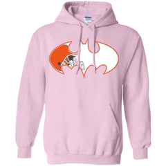 We Are The Cleveland Browns Batman Nfl Mashup Pullover Hoodie Sweatshirt Pullover Hoodie Sweatshirt - parenttees