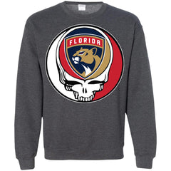 Florida Panthers Grateful Dead Steal Your Face Hockey Nhl Shirts Crewneck Pullover Sweatshirt Crewneck Pullover Sweatshirt - parenttees