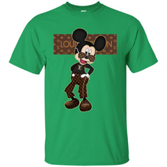 Best Louis Vuitton Mickey Fashion T-shirt Men Cotton T-Shirt Men Cotton T-Shirt - parenttees